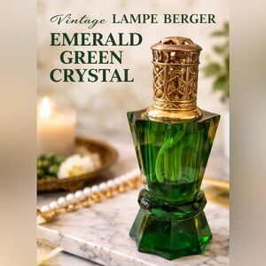 Lampe Berger Emerald Green Crystal Lamp – Vintage